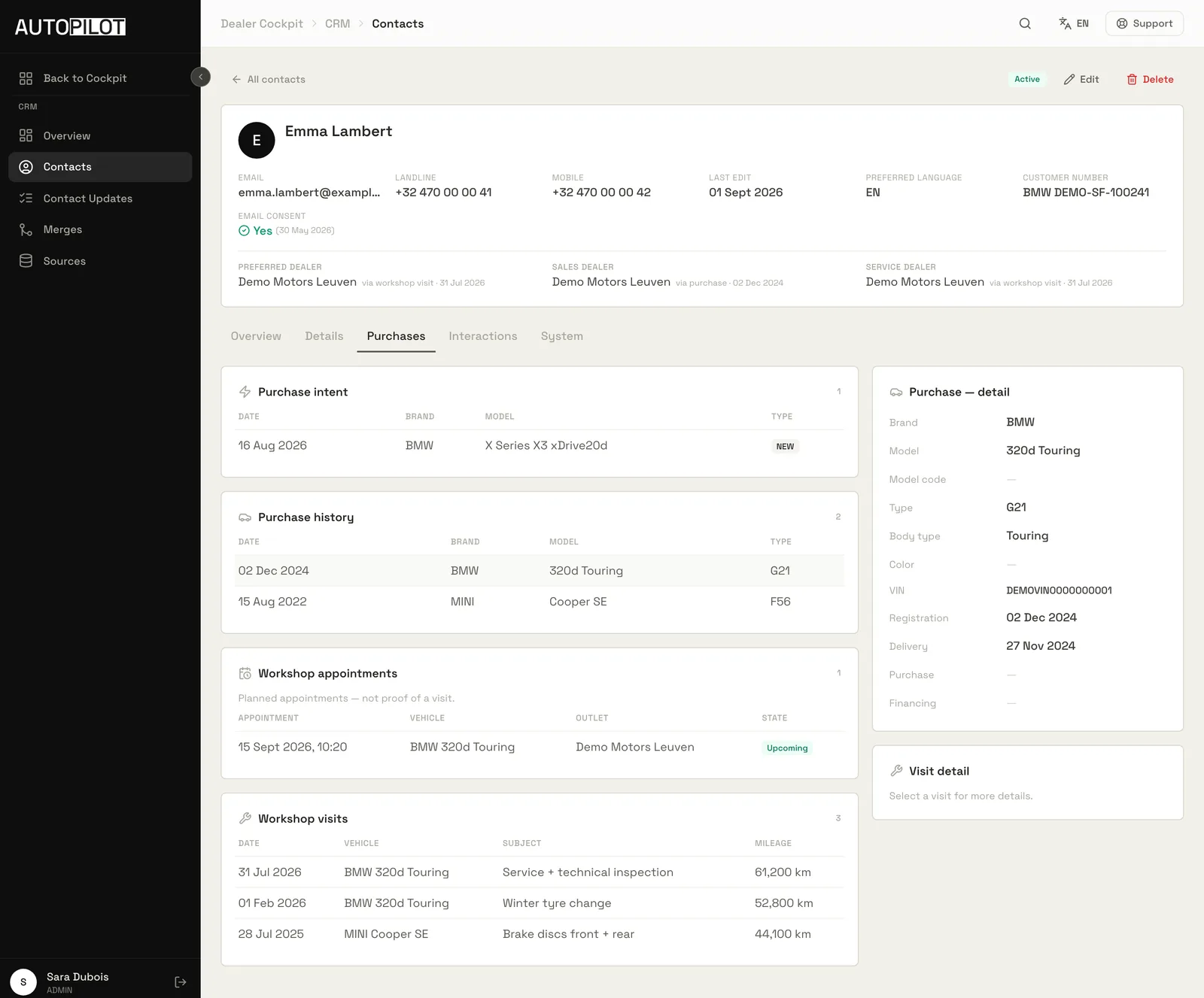 CRM, AutoPilot Platform